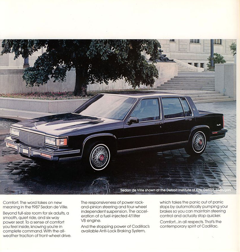 1987 Cadillac Brochure Page 10